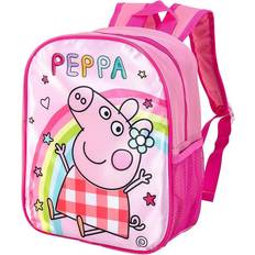 Peppa Pig backpack girls rainbow schoolbag adjustable shoulder strap rucksack