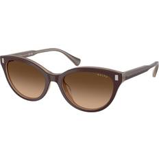 Ralph Lauren Solbriller Ralph Lauren Woman Sunglass RA5326U - Solid Brown Milky Brown