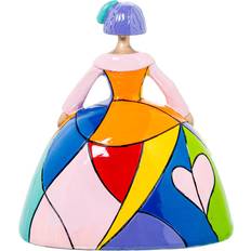 Plastic Figurines Alexandra House Living Decorative Multicolour Plastic Dress 19 x 13 x 21 cm Figurine