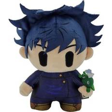 Bandai Soft Toys Bandai Jujutsu Kaisen Merch Megumi Fushiguro Plush Toy 19cm Freestanding Megumi Fushiguro Cuddly Plushie DZNR Collectable Jujutsu Kaisen Soft Toys For