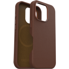 OtterBox iPhone 16 Pro Case Symmetry Series Cactus Leather for MagSafe Rich Adobe Brown