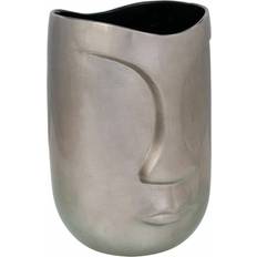 Cerámica Objetos decorativos Alexandra House Living Figura Cara Cerámica Gris 23.5 x 23.5 x 33 Figurita