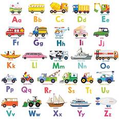 Decowall BA-2005N Transport Alphabet Stickers