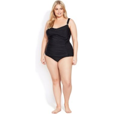 Polyamide Tankinis Avenue Plus Twist Tankini Top Black 32