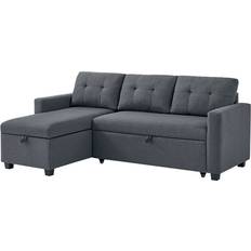VitaliSpa Campina Grey Sofa 226cm 3 Seater