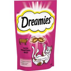 Dreamies Cat 8 Pouches of 60 gm Tasty Snacks Different Flavours Pet Foods