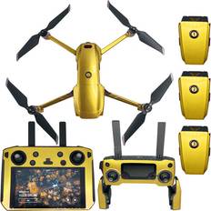 Maxpower gold 4 in 1 Waterproof Fluorescent Sticker Body Skin Stickers for DJI Mavic 2 Pro/Zoom