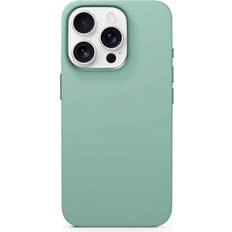 Epico iPhone 16 Pro Max Mag Silikone Cover MagSafe Kompatibel Pastel Turquoise