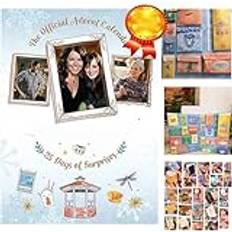 Advent Calendars Hims Gilmore Girls adventskalender, Gilmore Girls 2024 adventskalender 25 dagar jul nedräkning kalender med samlardekorationer väskor semesterkalender för Gilmore Girls fans 1