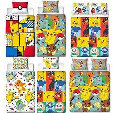 Official Licensed Single/Double Pikachu Bedding Gaming