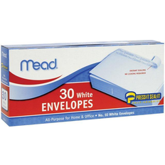 Bianco Buste per Inviti Mead #10 Self-Adhesive Envelopes 4-1/8 in. x 9-1/2 in. White 30/Box