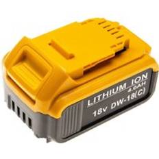 VHBW Battery compatible with Dewalt DCG412M2, DCG412L2, DCG412B, DCG412N, DCG412, DCG406NT, DCG405P2 Power Tools 4000 mAh, Li-ion, 18 v