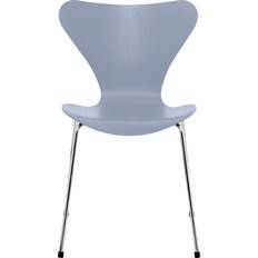 Fritz Hansen Sjuan 3107 Lavender Blue Färgad Ask/Chrome Stol