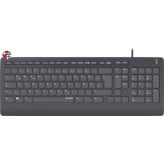 SpeedLink HI-GENIC Antibacterial Keyboard USB-Tastatur QWERTY-Layout Nordic, schwarz