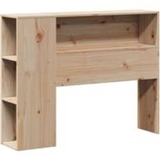 Built-in Storages Headboards vidaXL With Storage 90 cm Solid Wood Pine Brown Headboard