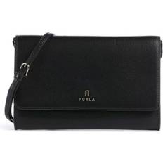 Furla Black Leather Crossbody Bag - Black