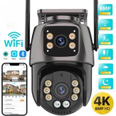 Surveillance Cameras Vstarcam EU 4K 8MP HD Wifi PTZ Camera Dual Lens P2P iCSee