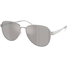 Solglasögon Michael Kors Biarritz Solglasögon Metall Silver - Silver