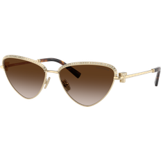 Solglasögon Tiffany & Co. TF3107KB 62123B Guldiga Solglasögon Metall Guld Brun