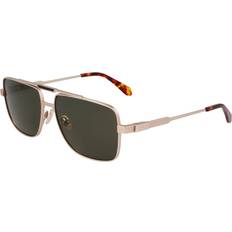 Solglasögon Ferragamo SF318S 710 Solglasögon Titan Guld Fyrkantig Normal