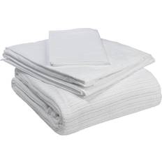 Crutches & Medical Aids Drive Medical 15030HBC Hospital Bed Bedding in A Box, White 4 Piece Set