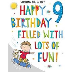 Regal Wishing you a very happy birthday filled with lots of fun age 9 card for boy