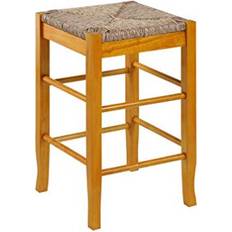 Boraam Square Rush Counter Height 24-Inch Seating Stool 61cm