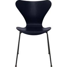 Fritz Hansen Sjuan 3107 Midnight Blue Färgad Ask/Black Stol