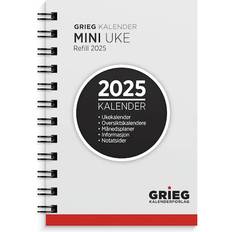 Billig Kalendere Grieg Lommekalender Mini 2025 Refill