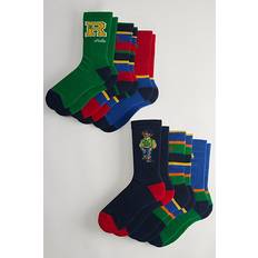 Socks Polo Ralph Lauren American Heritage Bear Crew 6Pk Multi