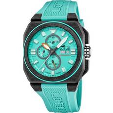 Watches Lotus L18976 5 Men's Light Blue Dial Chronograph Wristwatch