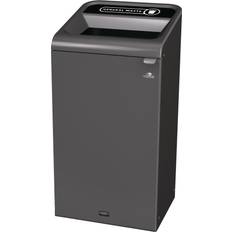 Cleaning Equipment & Cleaning Agents Rubbermaid Configure Recycling Bin with General Waste Label Black 87L