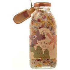 Wanderflower Bath Salts Jar Spa Pamper Eucalyptus & Verbena