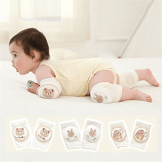 Shein Crawl In Comfort Cushioned Breathable Baby Knee Pads With Stylish Mesh Secure Elastic Fit For Summer Safety