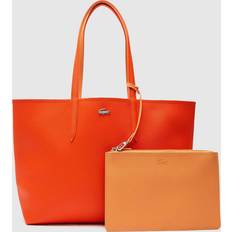 Lacoste Anna Reversible Tote with Pouch Size One size Viennois Burnt Ochre Viennois burnt ochre