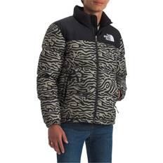 Beige - Winterjas Jassen The North Face Retro Nuptse Jas Voor Tieners - Clay Grey