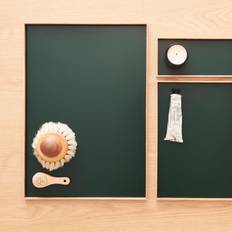 Gejst Frame Tray Large Oak/Green 2.2x50.6x35.5 - Lysebrun Serveringsbricka