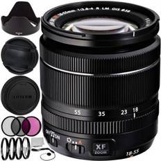 Fujifilm X Camera Lenses Fujifilm XF 18-55mm f/2.8-4 R LM OIS Zoom 9PC Bundle