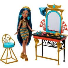 Monster High Bambole e Case delle Bambole Monster High Cleo de Nile Doll and Vanity Playset