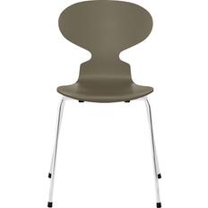 Fritz Hansen Myren Olive Green Kitchen Chair 80.5cm