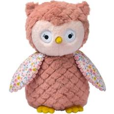 Lambs & Ivy Little Garden Textured Floral Plush Owl Stuffed Animal Toy Twiggy