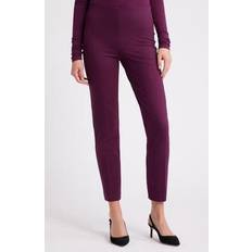 Anne Klein Pants Anne Klein Women's Hollywood-Waist Pull-On Pants Deep Plum