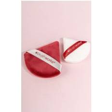 Duo Makeup Duo Brushworks Limited Edition Triangular Powder Puff Red