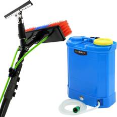 Maxblast Window Cleaning Water Fed Poles Telescopic Extendable Washing Brush & Backpack