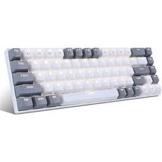 MageGee Portable 60% Gaming Mechanical Keyboard Minimalist Mk-Box Ice