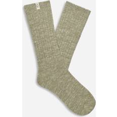 Green - Women Socks UGG Womens, Rib Knit Slouchy Crew Sock, Allspice, One