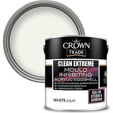 Paint Crown Trade Clean Extreme Mould Inhibiting Acrylic Eggshell White 2.5L