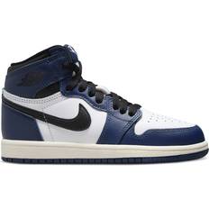 Girls Sneakers Nike Air Jordan 1 Retro High OG PS - Midnight Navy/White/Sail/Black