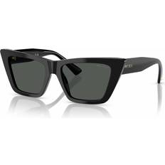 Jimmy Choo Solbriller Jimmy Choo Cat-Eye Solbriller Med Mørkegrå Linser - Sort
