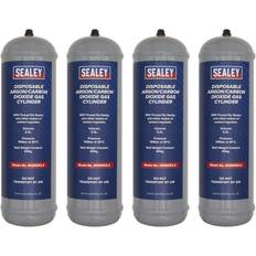 Sealey 430G 2.2L Argon Carbon Dioxide Gas Cylinder Pack Of 4